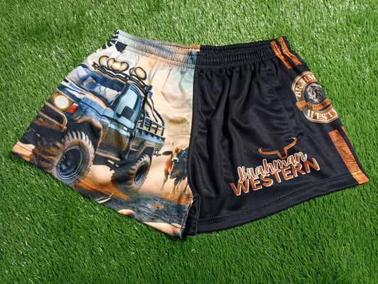 BW Toyota Footy Shorts with Zip Pockets - NEW