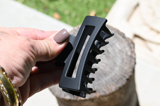 Black Hair Claw/Clip - 3 Sizes available