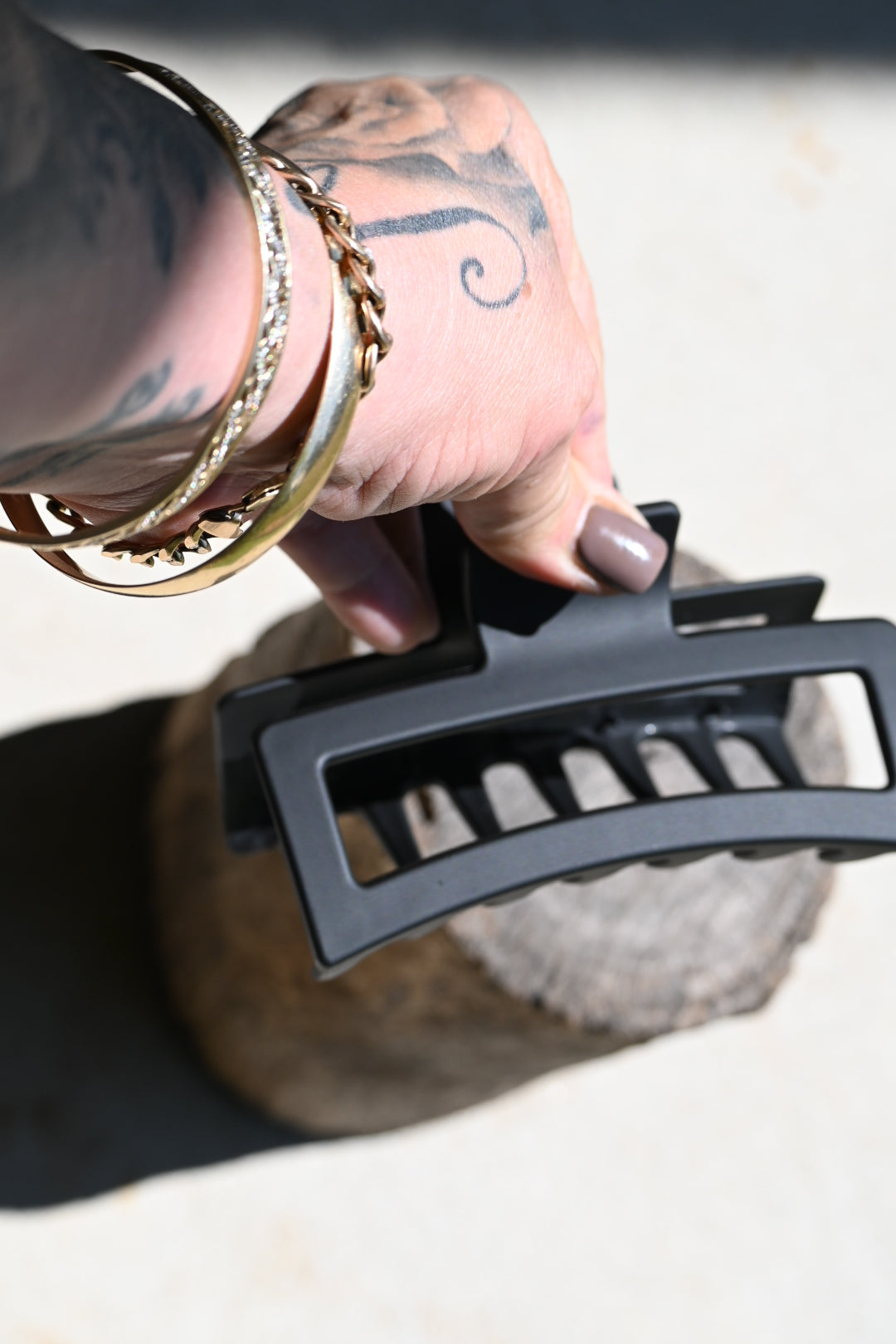 Black Hair Claw/Clip - 3 Sizes available