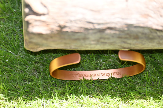 29. The Harper - Plain Copper Band - Length - 17. 5mm Width - 8mm