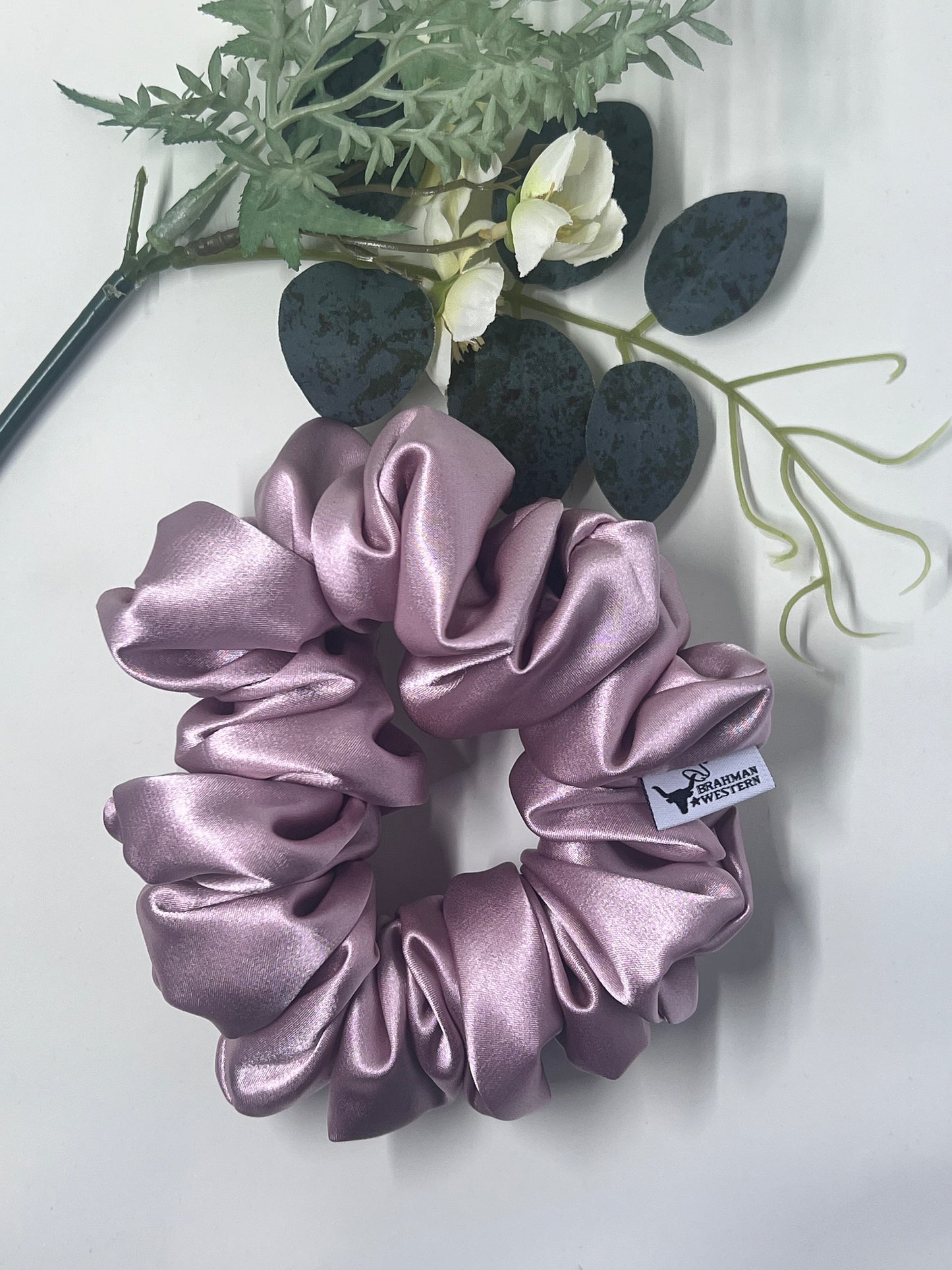 Deluxe Satin Scrunchies - Dusty - 2 sizes