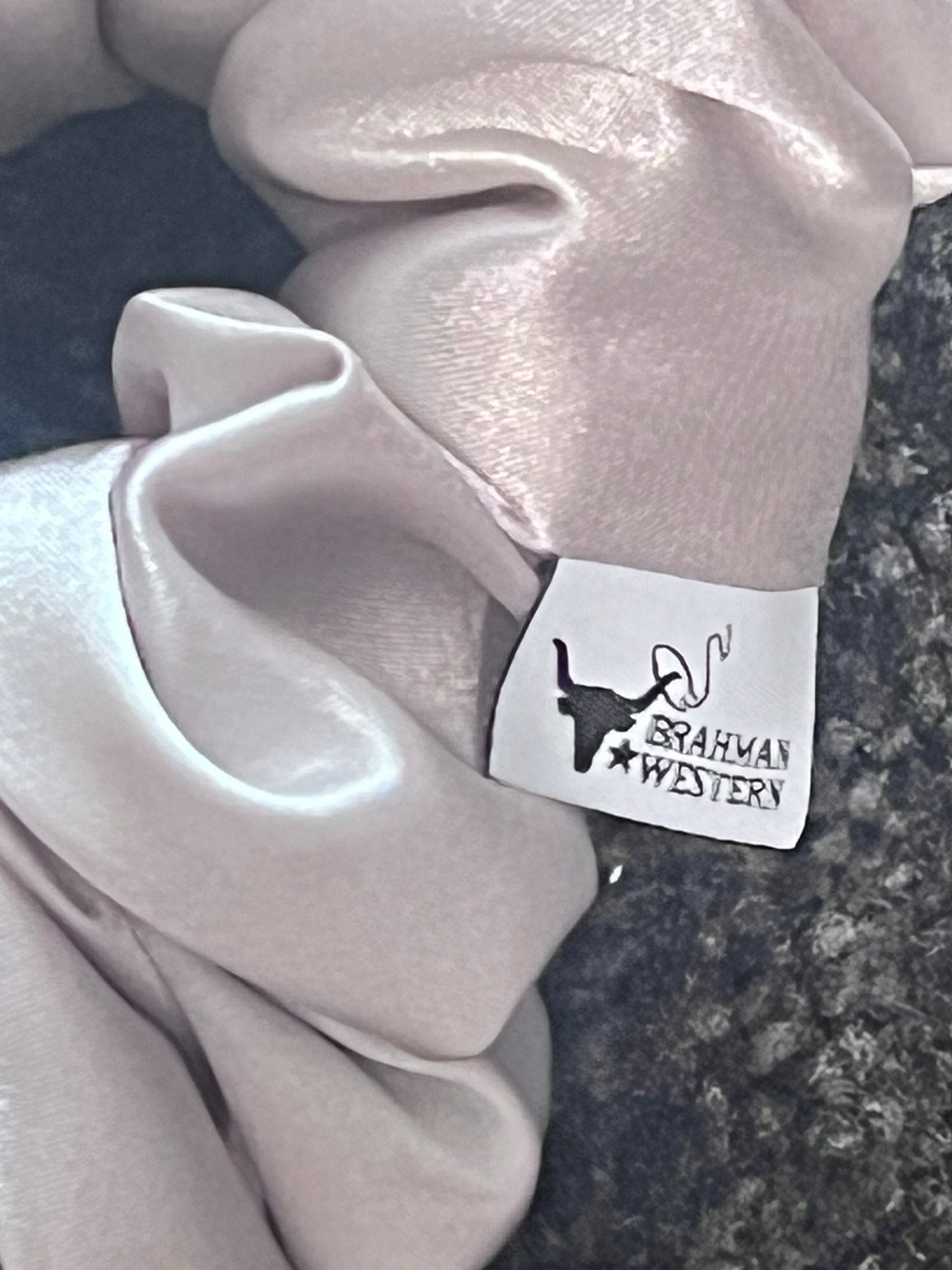 Deluxe Satin Scrunchies - Jasmine - 2 sizes