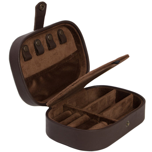 Cow Hide Travel Jewellery Box