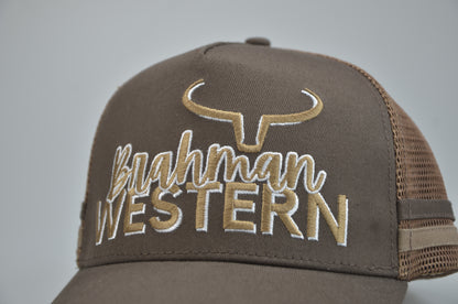 Brahman Western - BROWN-  Trucker Cap