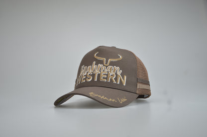 Brahman Western - BROWN-  Trucker Cap