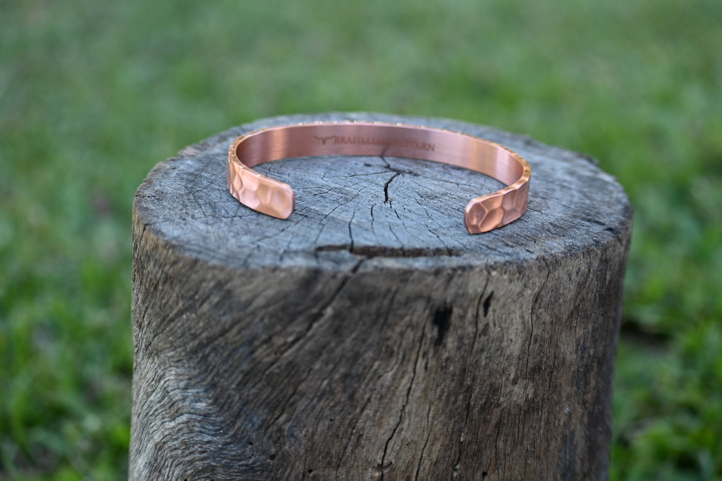 46. The Riley - BEATEN/HAMMERED Textured Copper Band