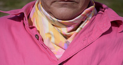 The Tallulah Neck Scarf - Double Sided with Button loop