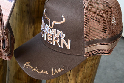 Brahman Western - BROWN-  Trucker Cap