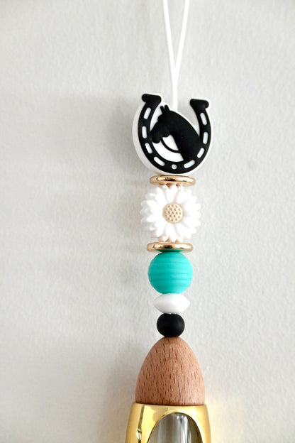 Car Diffusers - HORSE LOVERS - Teal, White and Black