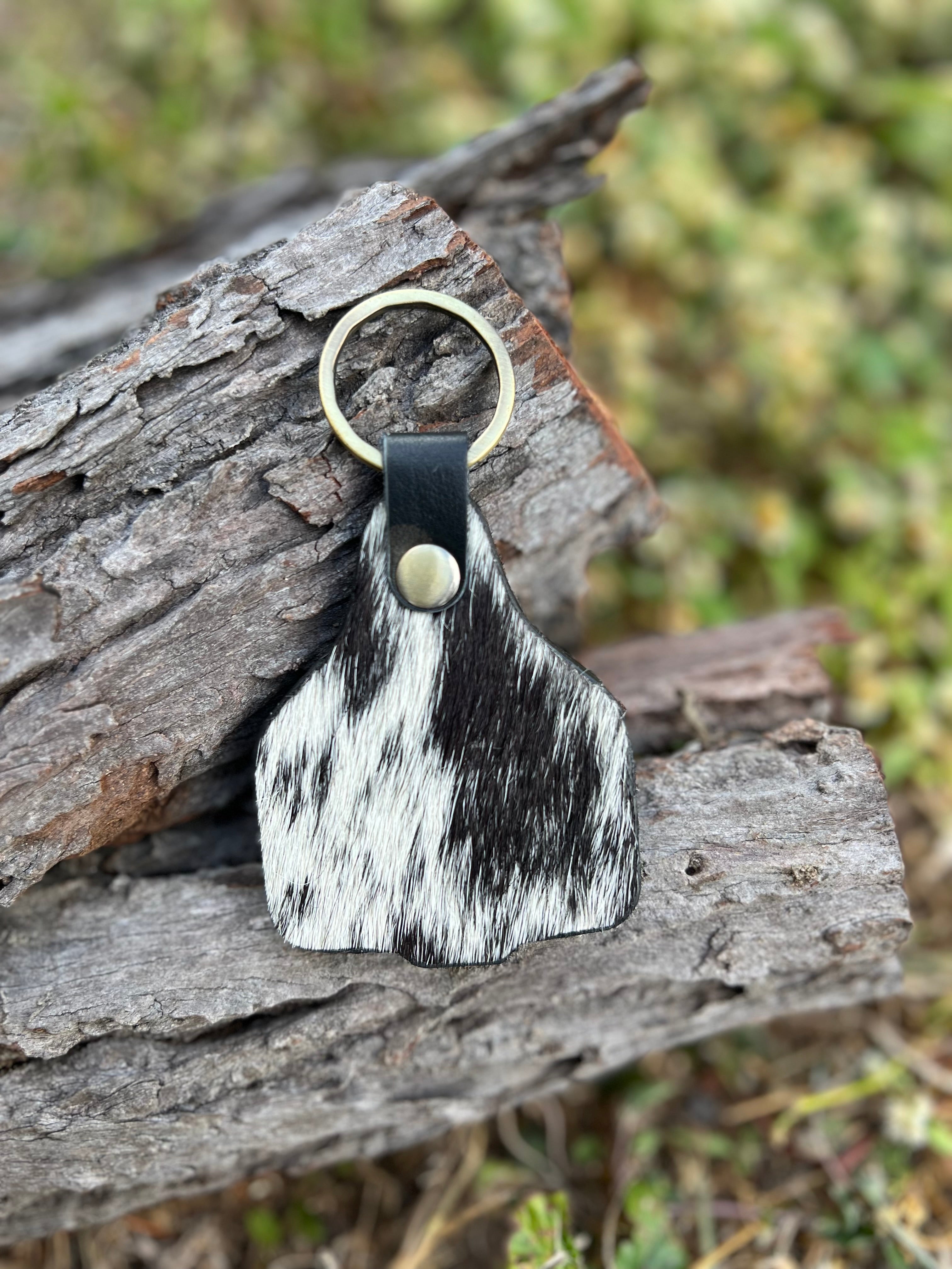 Cattle hot sale tag keyrings