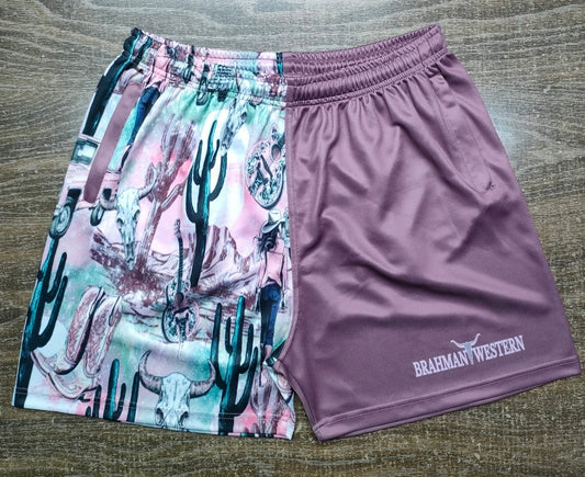 COWGIRL DREAMS FOOTY SHORTS WITH ZIP POCKETS